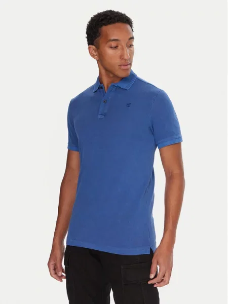 G-Star Raw Polo marškinėliai Dunda mėlyna