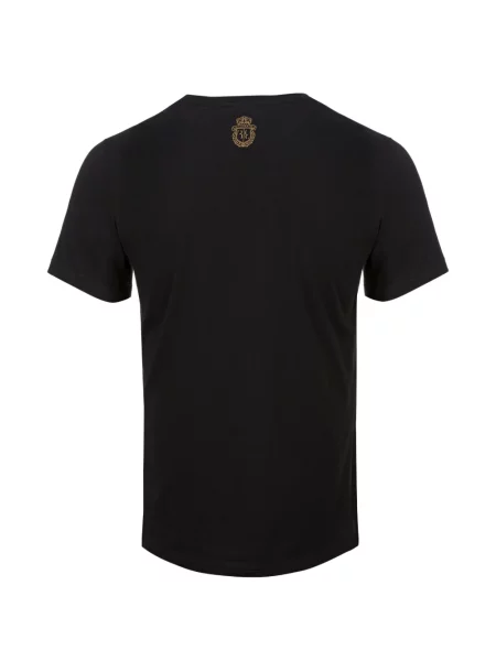 Tricou Billionaire cu decolteu în V negru