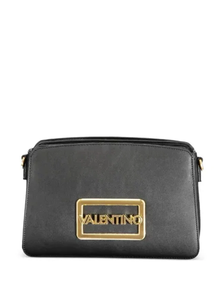 Crossbody táska Mario Valentino autogrammal fekete