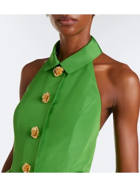 Rochie Carolina Herrera de mătase verde
