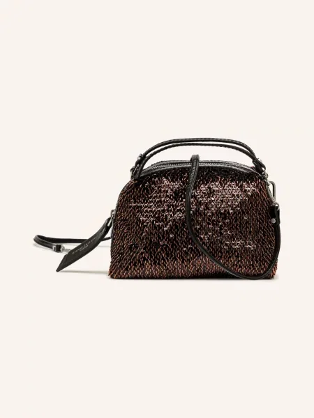 Gianni Chiarini Torebka Alifa Small Z Cekinami braun brązowa