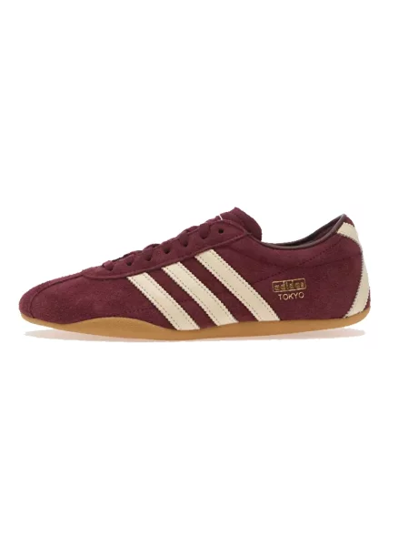 Sneakersy Adidas skórzane czerwone