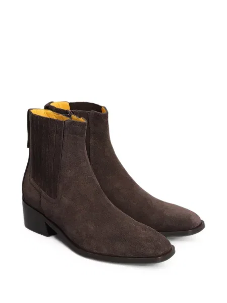 Botine chelsea Mara Bini din piele de căprioară maro