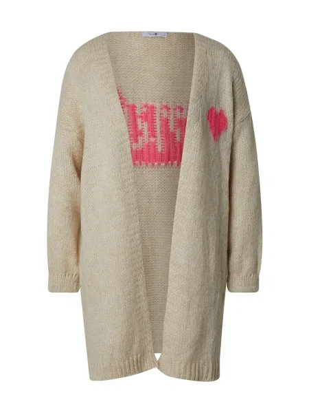 Hailys Geacă tricotată / roz bej