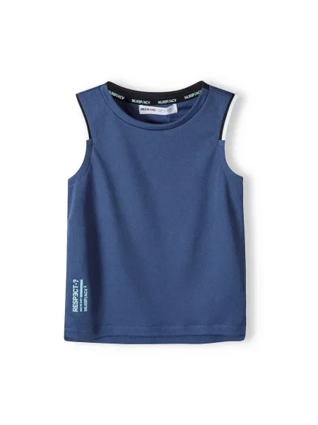 MINOTI Tricou funcțional albastru marin / albastru deschis / negru alb