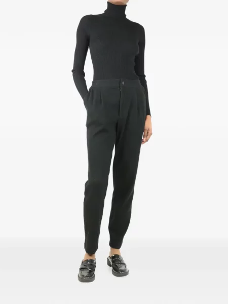 Pantaloni Varley de catifea cord negru