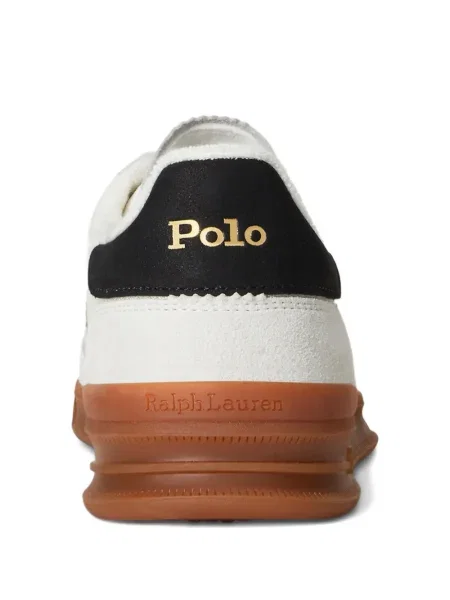 Dlouhá pruhovaná s límcem kšiltovka Polo Ralph Lauren modrá