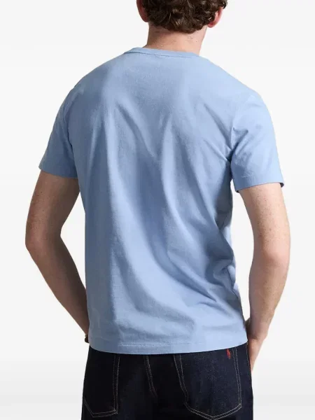 Scurt șapcă Polo Ralph Lauren cu broderie din jerseu maro