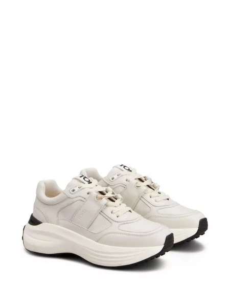 Sneakerși Tod's din piele alb