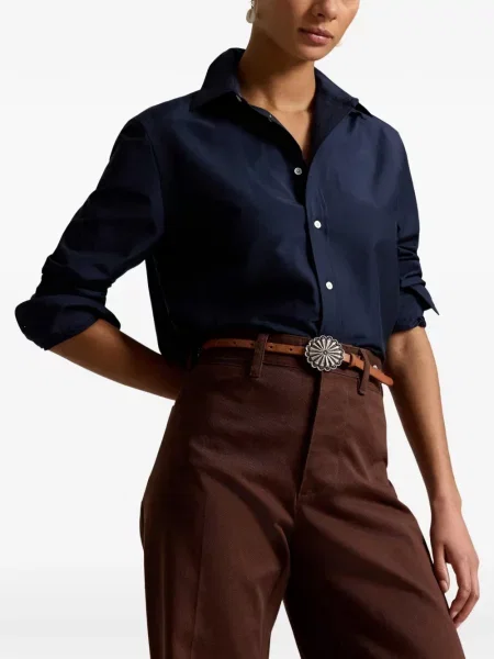Велурени бягане с яка чорапи Polo Ralph Lauren синьо