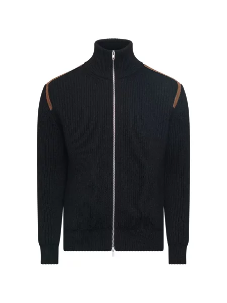 Geacă Mm6 Maison Margiela tricotate negru
