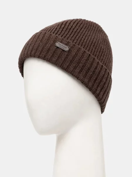 Barbour beanie kapa z volno Carlton Beanie rjava