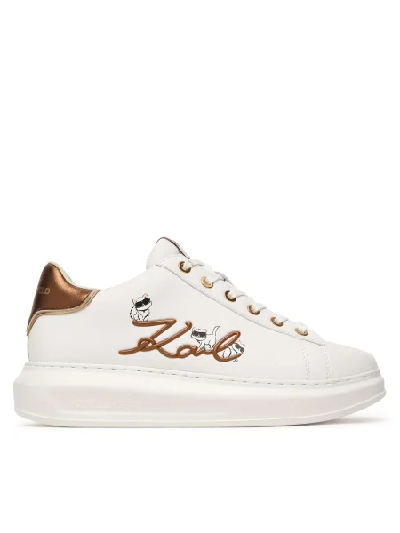 KARL LAGERFELD Sneakers alb