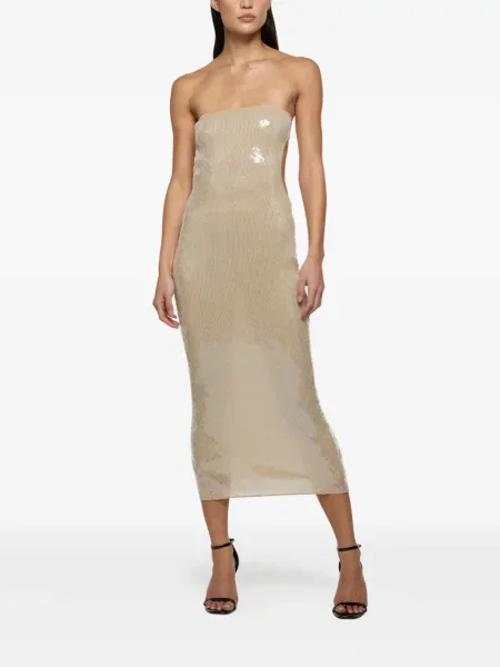 Rochie midi Oseree până la genunchi de costum