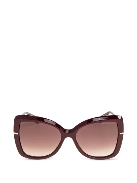 Ochelari de soare Marc Jacobs cu imprimeu geometric roșu