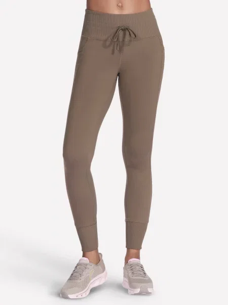 Легінси Skechers нейлон/спандекс коричневий