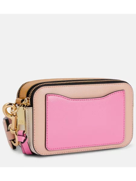 Kožna kožna torba Marc Jacobs ružičasta