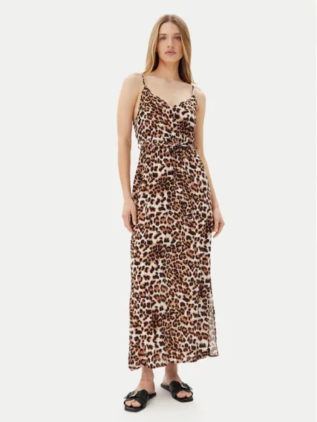 Vero Moda Sukienka letnia Easy brązowy
