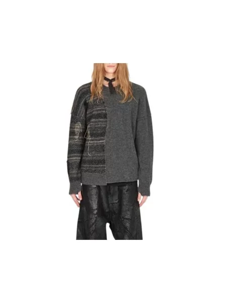Sweter Isabel Benenato wełniany szary