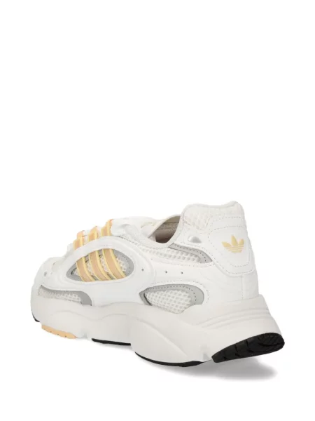 Pantaloni Adidas cu broderie cu dungi plasă roșu