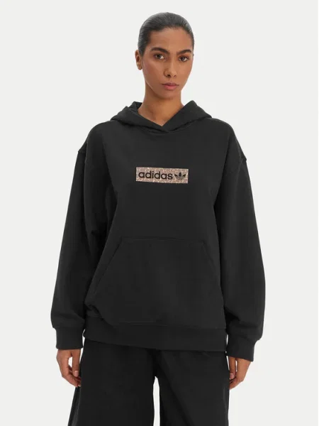 Adidas Pulóver Oversize fekete