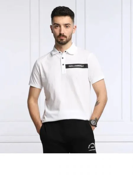 Karl Lagerfeld Tenisz póló fehér