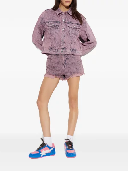 Pantaloni scurți A Bathing Ape® cu broderie roz