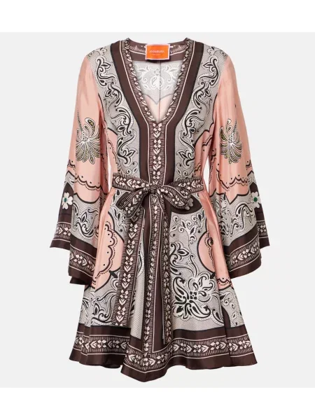 Rochie La Doublej de mătase cu imagine