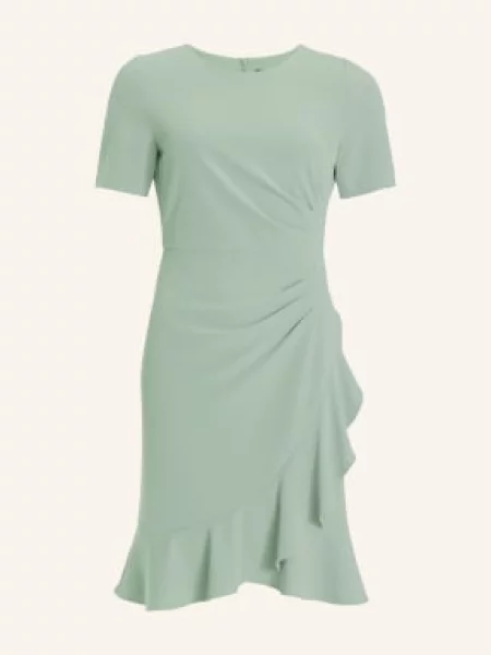 Swing Sukienka Koktajlowa Z Falbanami gruen