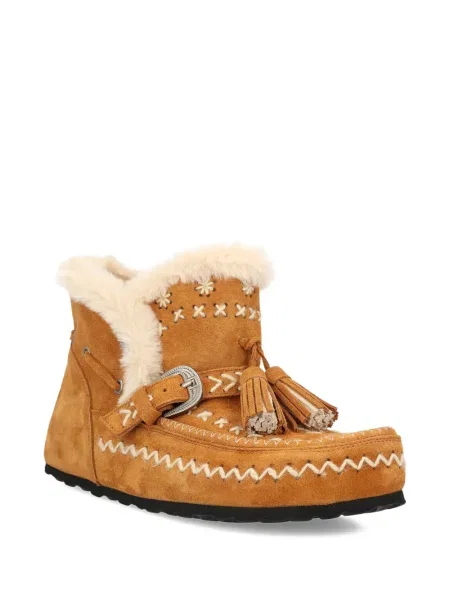 Botine Taji din piele de căprioară