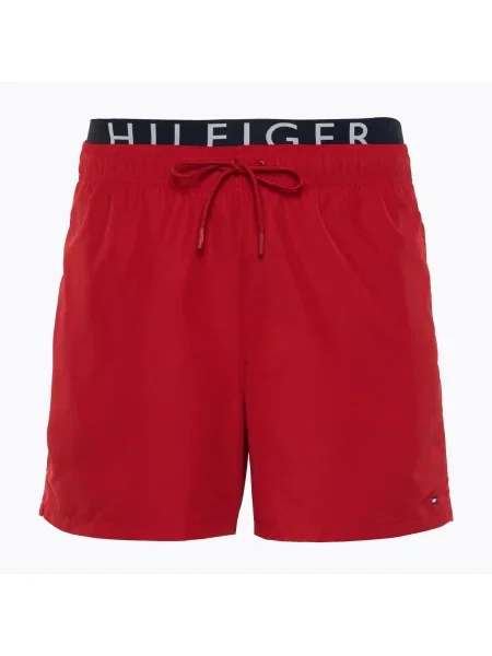 Pantaloni scurți de sport Tommy Hilfiger roșu