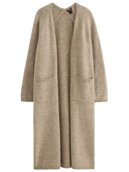 Lindex Palton tricotat Amaka cappuccino maro