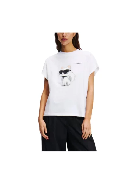 Karl Lagerfeld t-shirt biały