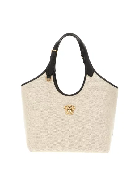 Shopperka Versace beżowa