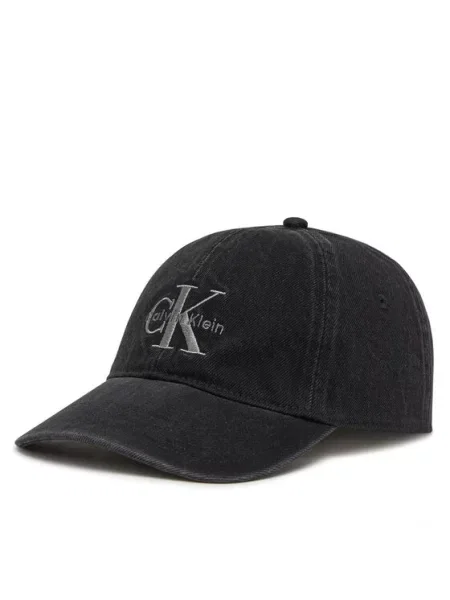 Czapka Calvin Klein Jeans Monologo Embroidery Cap Black Universal czarne