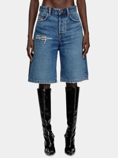 Джинсовые шорты Diesel синие