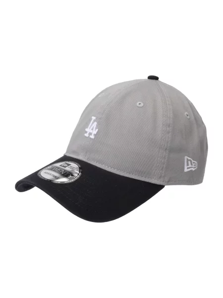 NEW ERA Șapcă MLB Los Angeles Dodgers / negru / alb gri