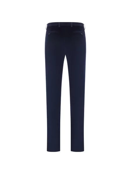 Pantaloni Etro de catifea cord albastru