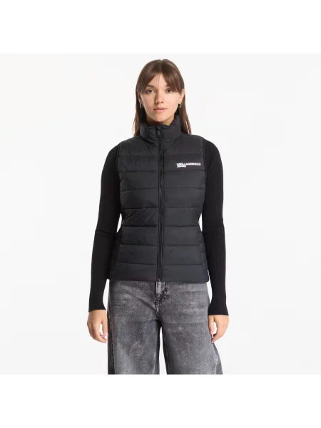 Елек Karl Lagerfeld Jeans Light Padded Logo Vest Black S черно