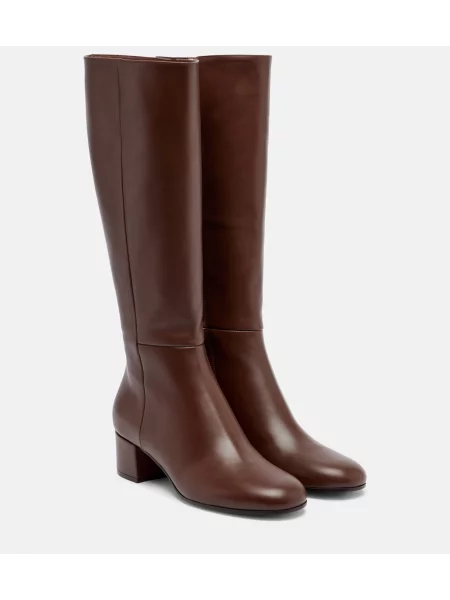 Cizme Gianvito Rossi din piele maro