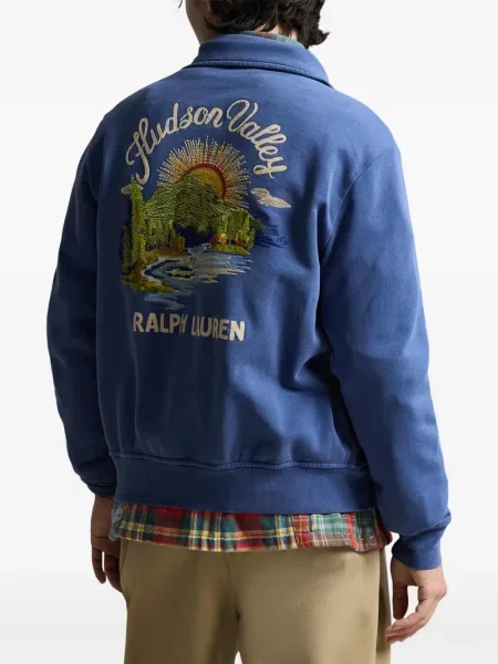Șapcă Polo Ralph Lauren cu broderie din țesătură twill în carouri albastru