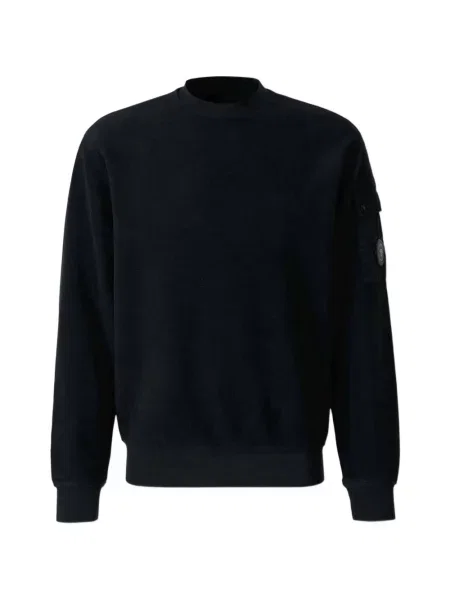Hanorac crewneck C.p. Company cu decolteu rotund negru