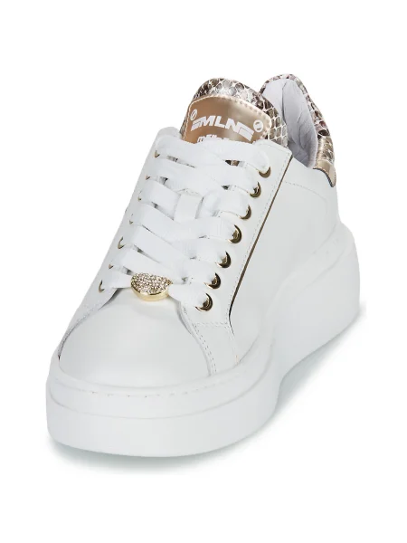 Pantofi Meline alb