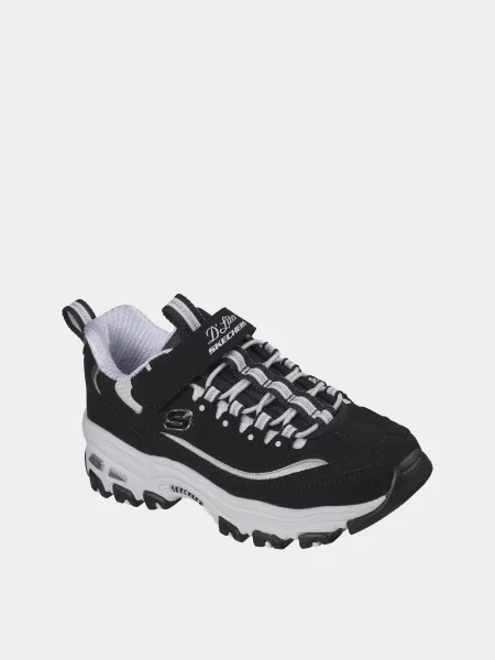 Дитячі Кросівки повсякденні Skechers D'LITES штучна шкіра чорний