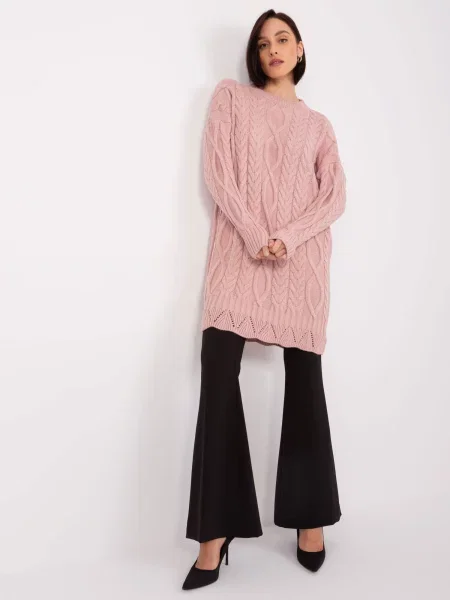 Rochie maxi Fashionhunters de costum roz