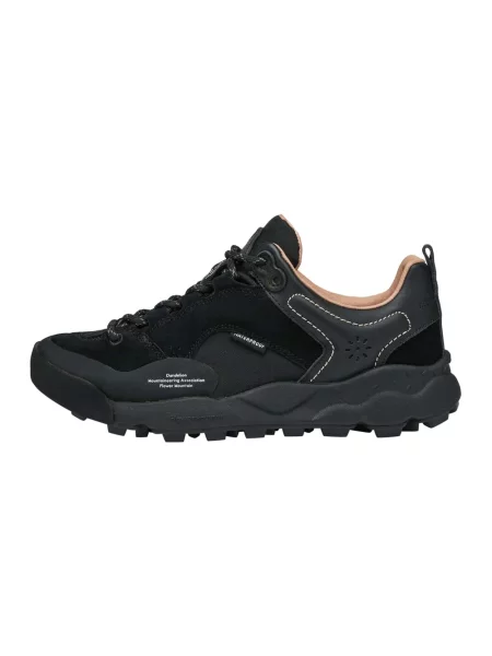 Sneakersy Flower Mountain skórzane w kwiatki czarne
