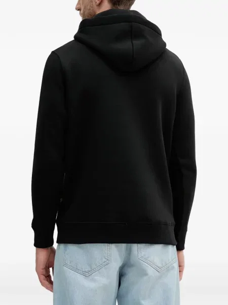 Hanorac cu glugă Alpha Industries cu imagine negru