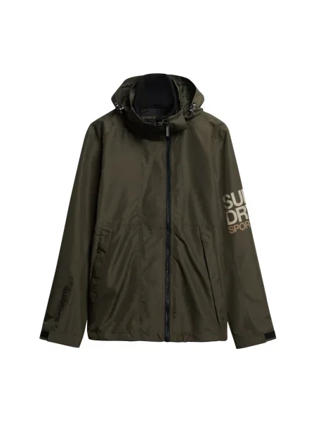 Superdry Přechodná bunda YACHTER / tmavě zelená béžová