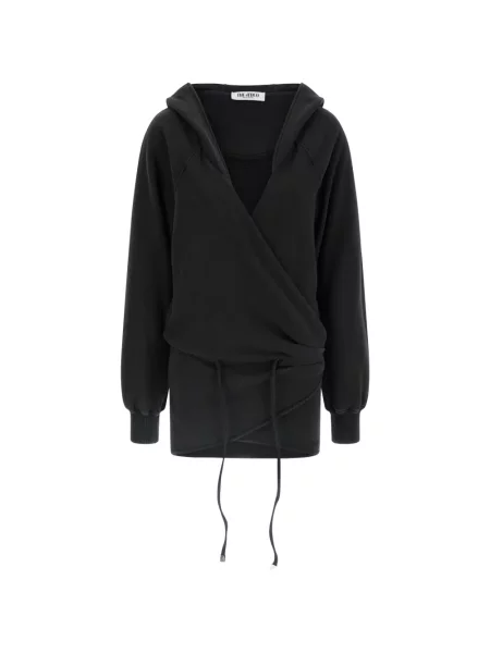 Rochie The Attico cu glugă de costum negru