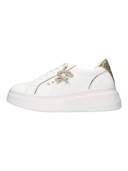 Sneakersy Gaëlle Paris skórzane białe